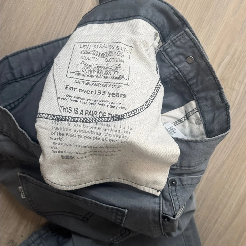 Levi Strauss 511 White Tab Skinny Chino Pants.  Sz 34X32 - Picture 10 of 10